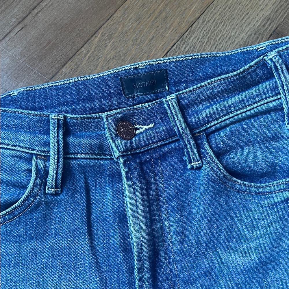 MOTHER DENIM Hustler Ankle Fray Satisfaction Guaranteed - Picture 2 of 7